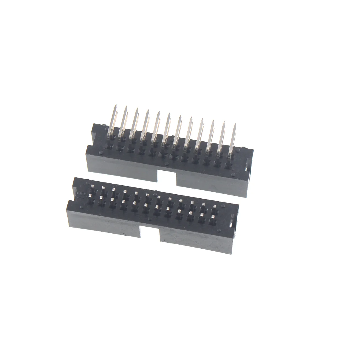 20pcs dip 6P 10P 20P 26P 34P 40P 64P PIN 2.54MM pitch MALE SOCKET straight idc box headers PCB CONNECTOR DOUBLE ROW DC3 HEADER