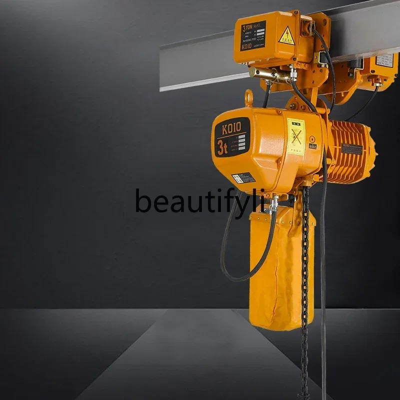 

lt6351 Electric hoist 380v 1t2 tons 0.5T-3-5-10 tons chain hoist crane