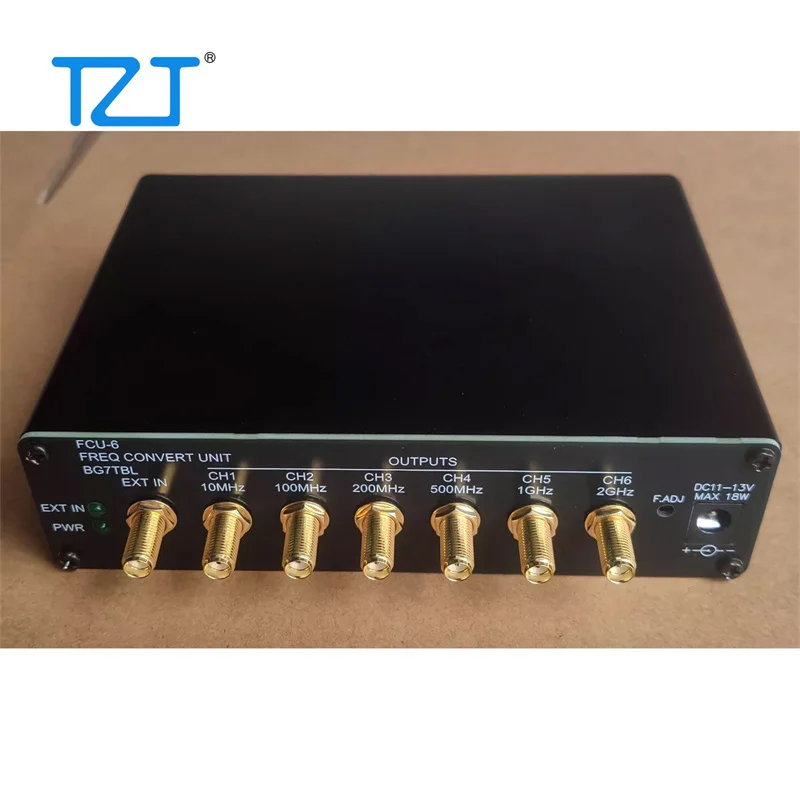 TZT FCU-6 Multi-channel Signal Source Frequency Converter 10MHz/100MHz/200MHz/500MHz/1GHz/2GHz Sine Wave Converter