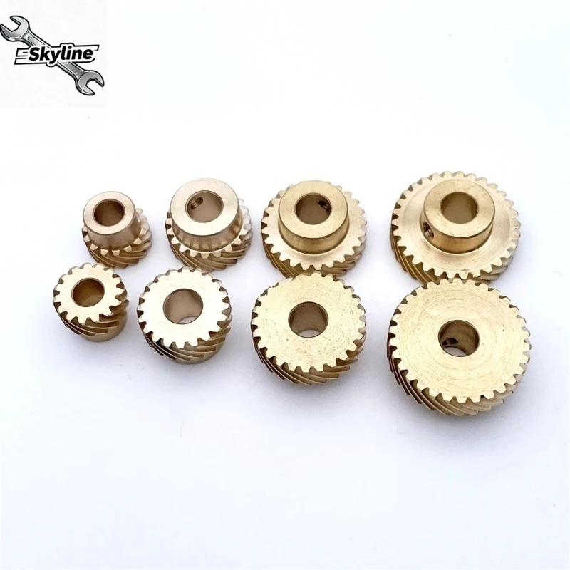 0.5 Module 45 Degree Left Hand Helical Gear Set, 10T-30T Staggered Transmission Gear DIY Replacement Parts