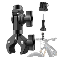 Action Camera Bike Holder Bar Easy Installation Camera Adjustable Handlebar Mount Motorcycle Camera Clamp Accessories