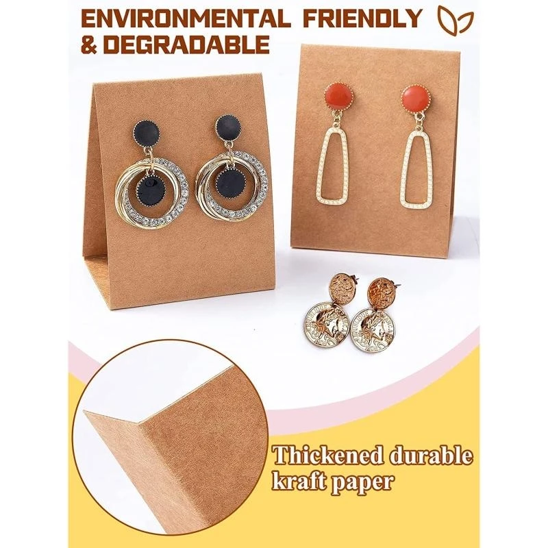 573B 100x Earring Display Stands 3D Earring Display Holder Standing Earring Display
