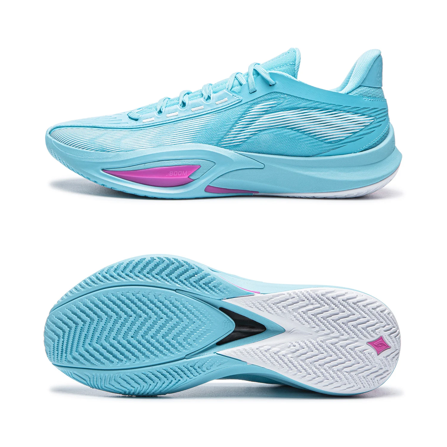 Li-Ning Men's SHINING 3 V2 Court Basketball Shoes BOOM Cushion