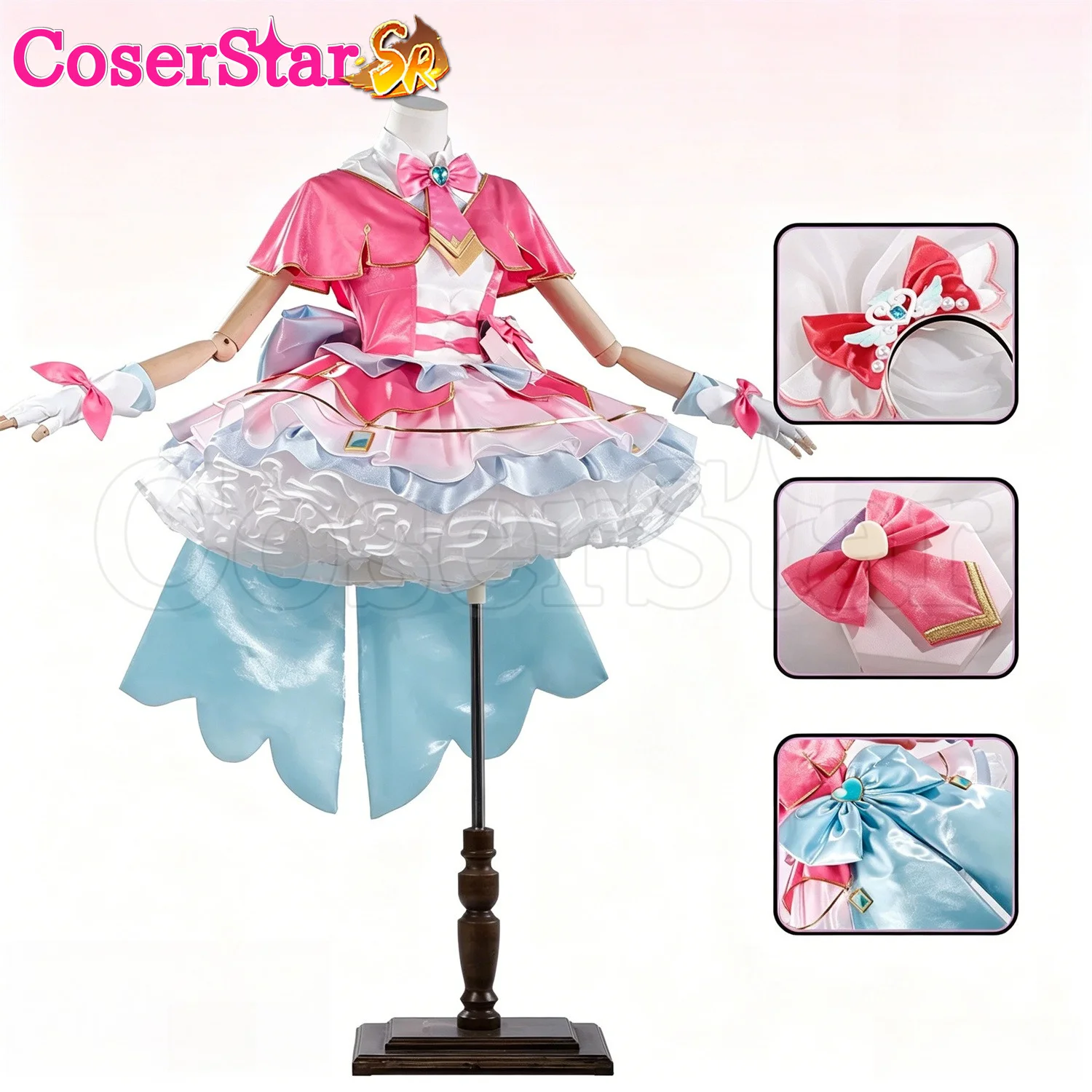 

CoserStar-SR Pretty Cure Star Detective Precure Kobayashi Mikuru Cosplay Costume Halloween Carnival Anime Role Play Uniform