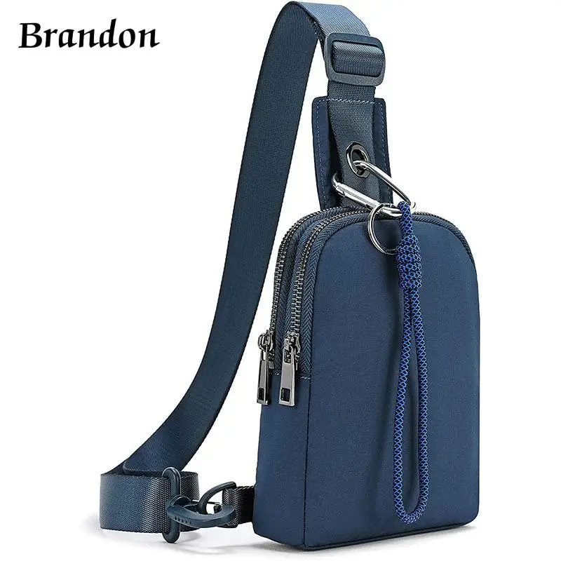 

New Mini Outdoor Oblique Cross -Bag Men's Chest Bag Sports Casual Adjustable Shoulder Bag Running Bag