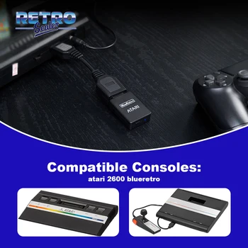 RetroScaler BlueRetro Wireless Game Controllers Adapter for Atari 2600 Console PS3 PS5 8itdo Xbox One S Wireless Controllers