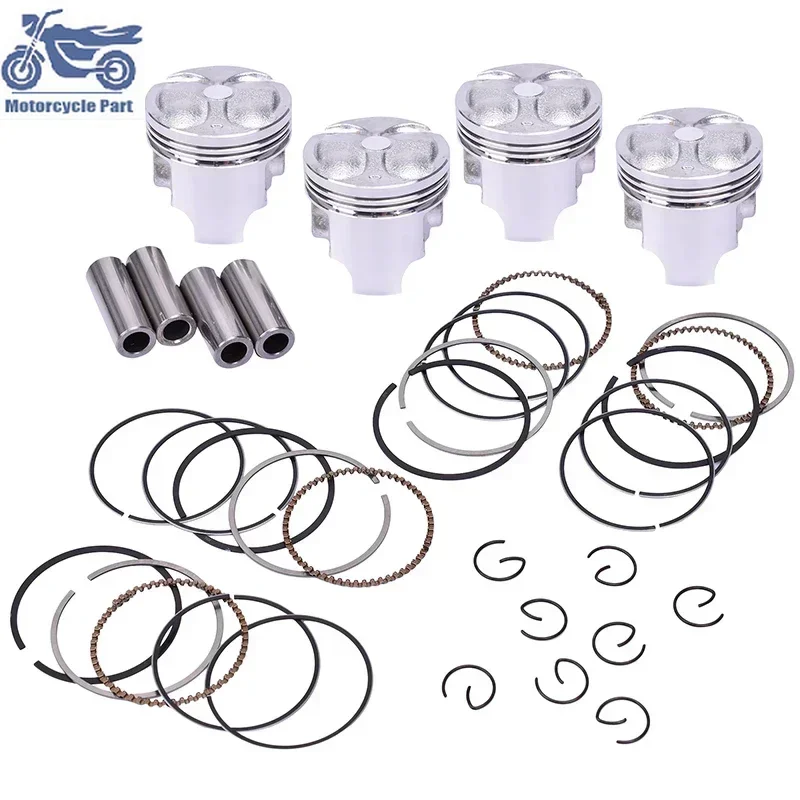 49mm Standard Motorcycle Cylinder Engine Piston Rings Kit For SUZUKI GSF250 GSX250F GSX250FX GSX250S GSXR250 GSXR 250R SP 250cc