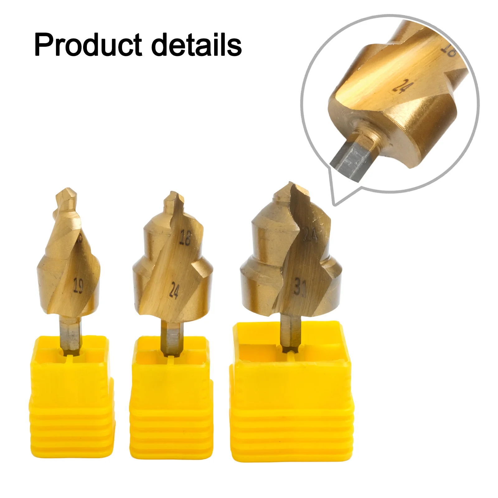 3PCS PPR Lifting Stepped Drill Bit Hexagon Shank Water Pipe Connection Tool 20mm 25mm 32mm Full Open Process Hand Tool