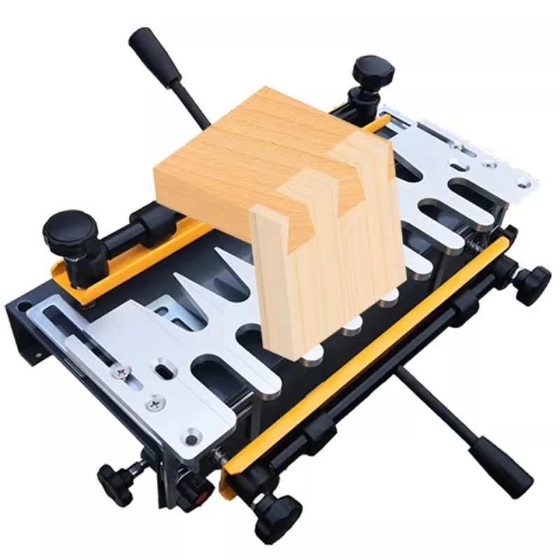 Woodworking Dovetail Jointer Tenon Slot Positioner 12-Inch Tenon Slot Grooving Machine Woodworking Tools Semi-Transparent/Fully