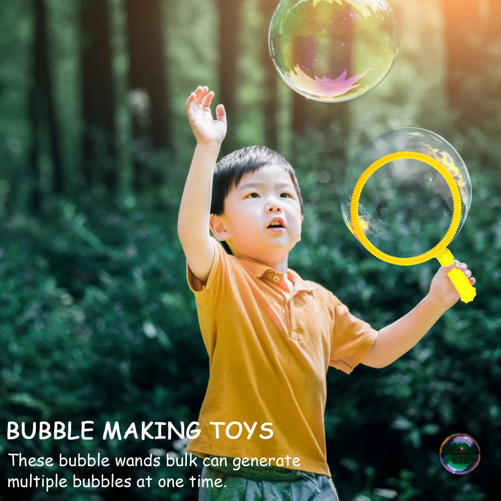 28Pcs Multiple Bubbles Generator Set Safe Material Bubble Making Toys For Kids Playtime Gift