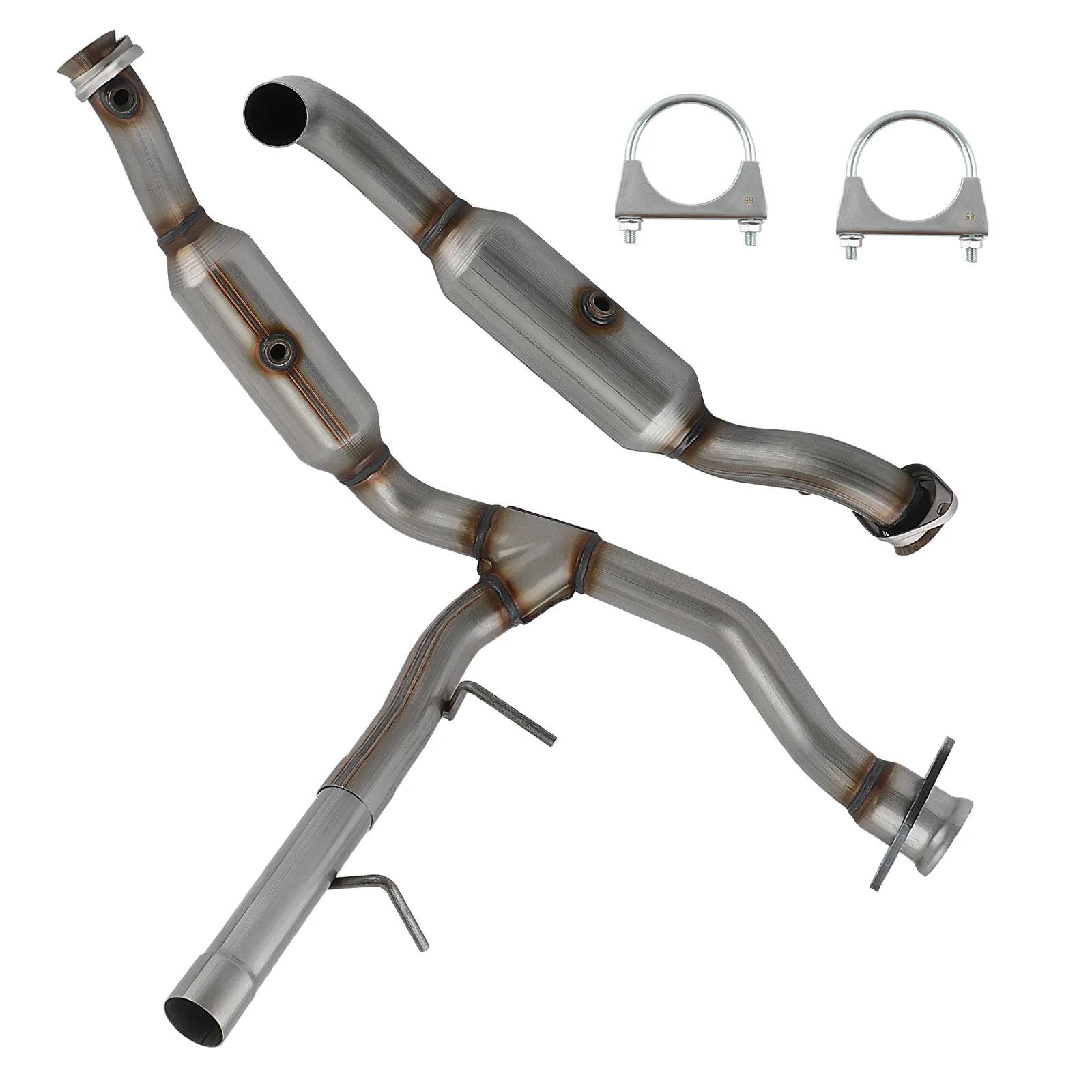 

New Catalytic Converters Y Pipe for Ford F-150 3.5L 2011-2014 Left & Right Set