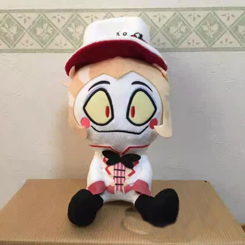

In Stock New Hazbin Hotel Lucifer Plush Doll Soft Cotton Stuffed Pillow Anime Plush Doll Girls Cartoon Fans Collectible Toys