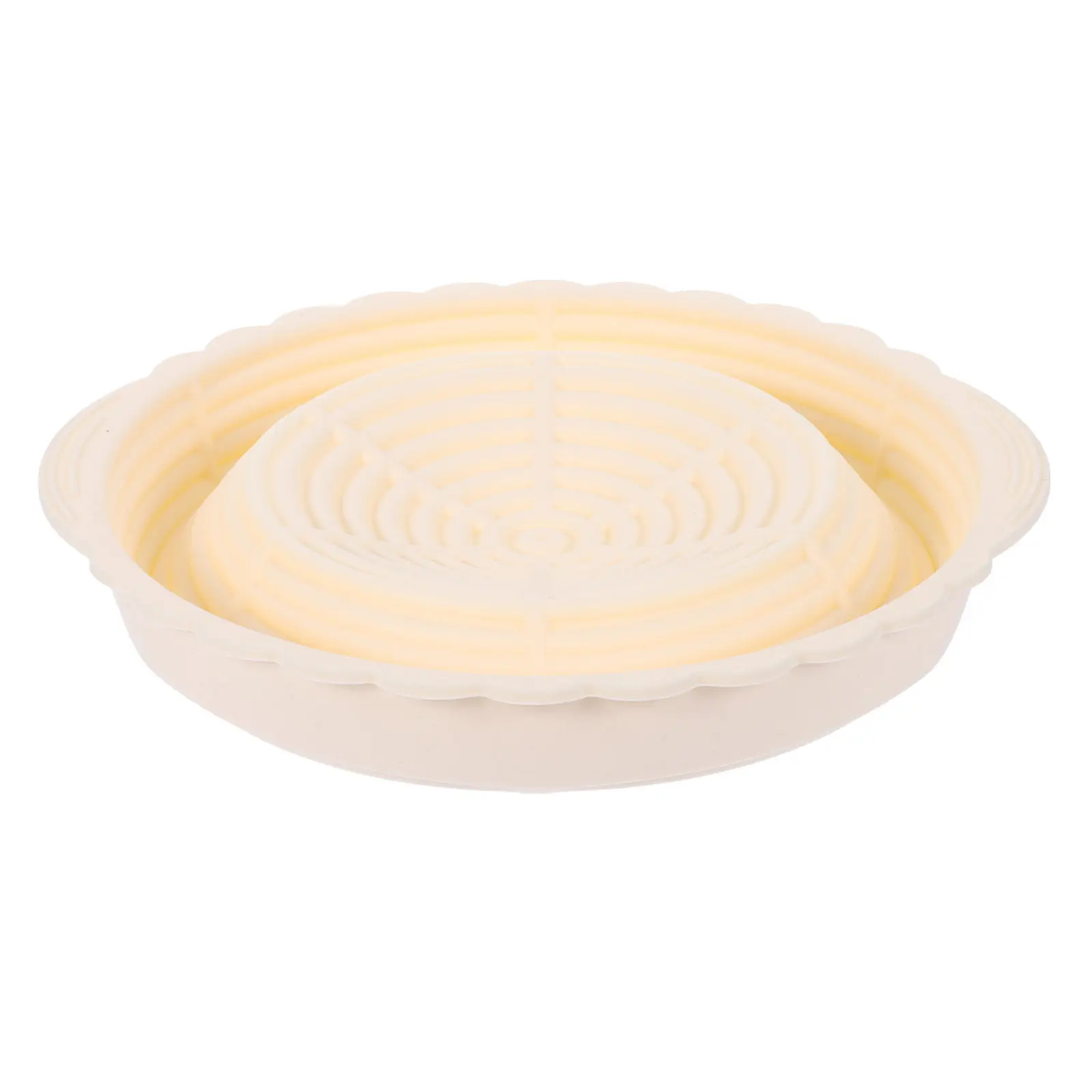 Silicone Bread Proofing Basket Round Sourdough Banneton for Dough Rising Oven Safe Reusable Non Stick Baking Supplies