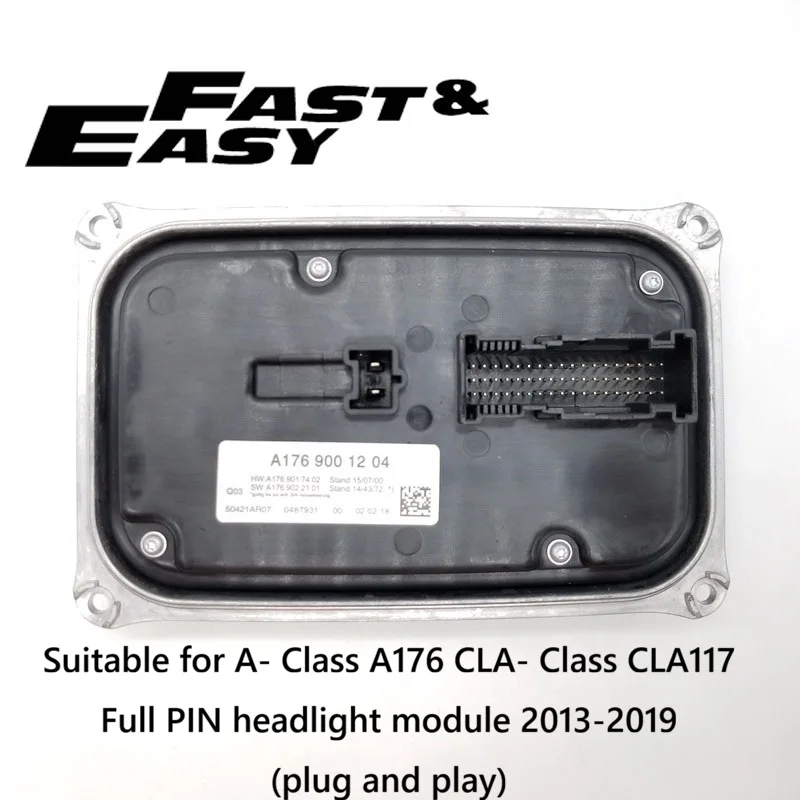 Aftermarket New A17690091204 A176 900 12 04 LED Headlight Module Control Computer Ballast ECU for A-Class A176 CLA117 2013-2019