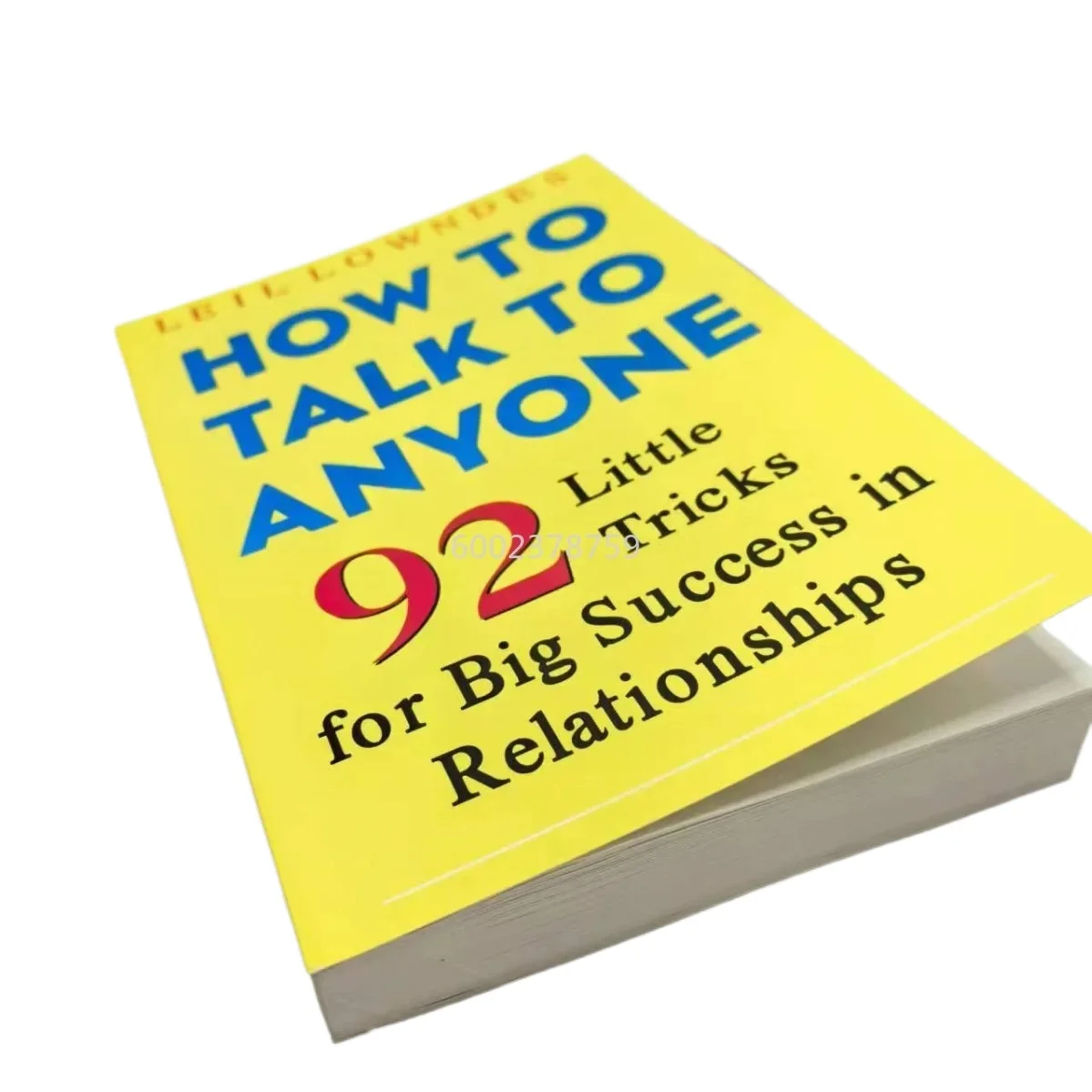 

Paper Books How To Talk To Anyone: 92 Little Tricks for Big Succes