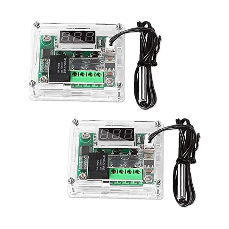 

XH-W1209 Temperature Controller Waterproof Bigital Bisplay Electronic Temperature Control Switch DC12V With Sensor Probe