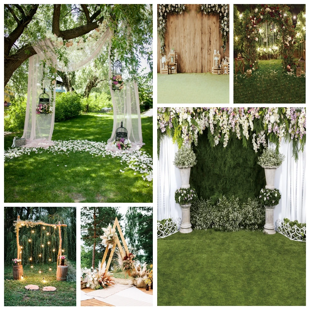 

Wedding Scenes Photography Backdrop Flowers Bridal Shower Ceremony Party Baby Birthday Portrait Background Decor Photo Studio