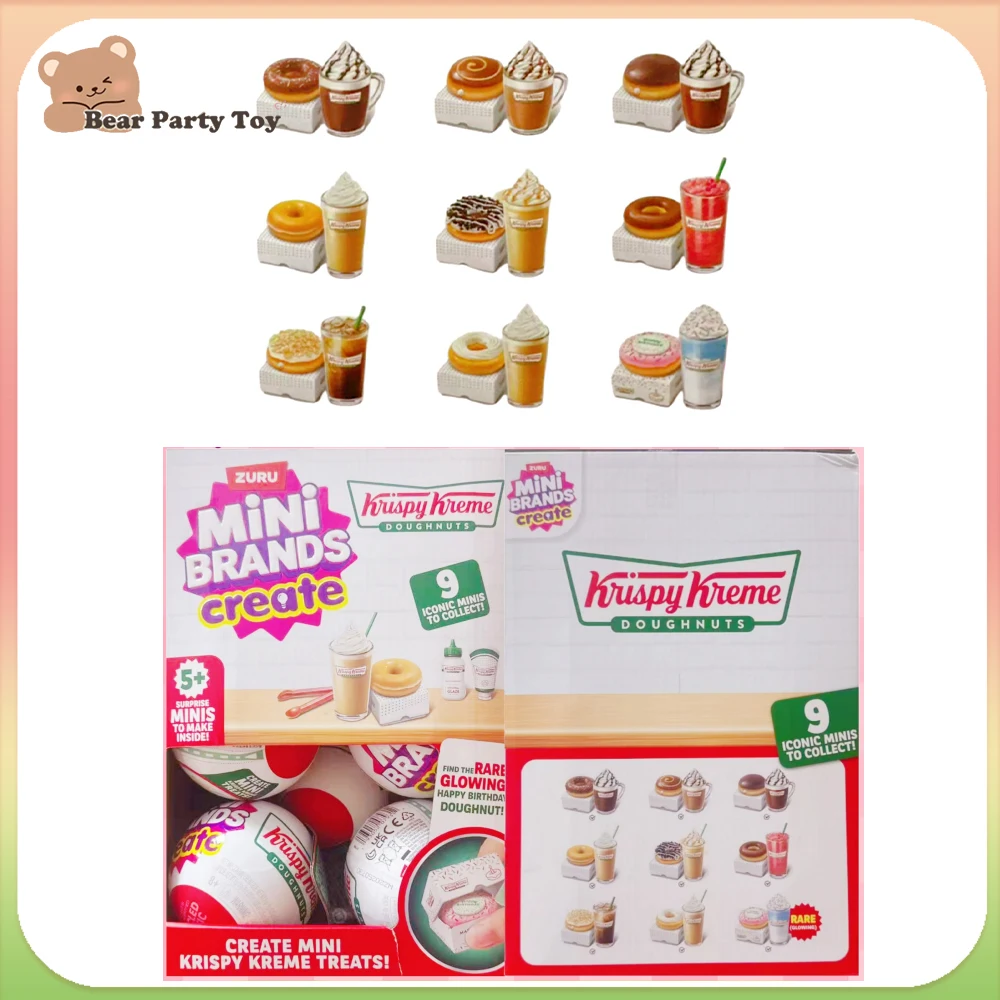 الأصلي زورو دونات كرات سلسلة صندوق أعمى صندوق غامض لتقوم بها بنفسك القهوة شرب الشكل اللعب منزل لعبة ديكور جمع ألعاب أطفال الهدايا