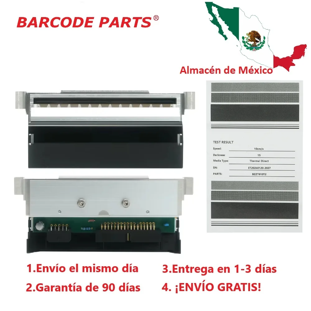 ✅ Cabezal de Impresión Térmico P1058930-009 para Impresora Zebra ZT410 ZT411 203dpi, Cabezal de Impresión ZT410 ✅