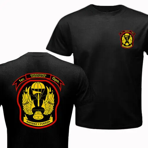 Operaciones Especiales GOE Comando El Salvador Army Special Forces T-shirt Short Sleeve Casual 100% Cotton Shirt