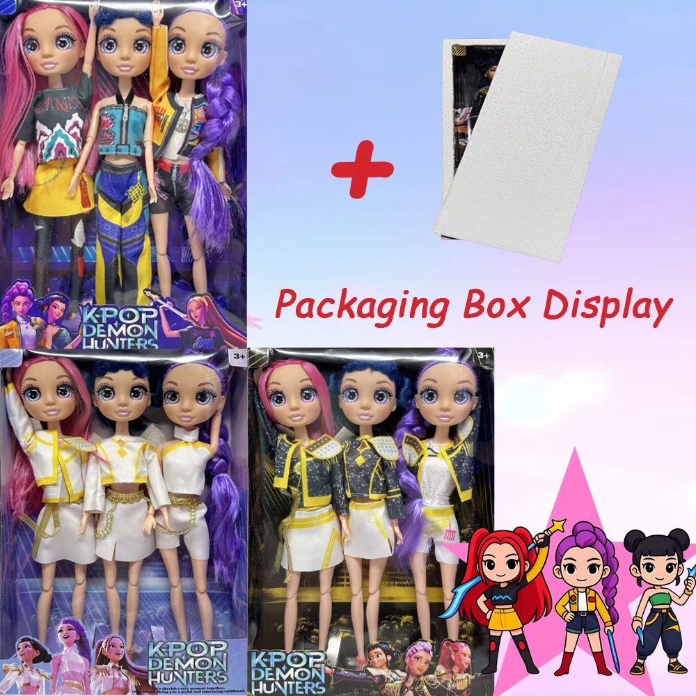 

Anime 30CM K-Pop Demon Hunters Doll Rumi Mira Zoey High Quality Toy Birthday Surprise Gift For Girls 14+y