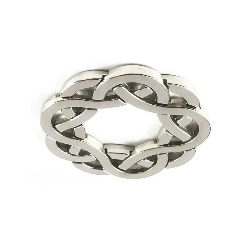 لغز فتح الفضة عقدة الصينية ، دعامات الدماغ المعدنية ، ألعاب الذكاء للأطفال والكبار