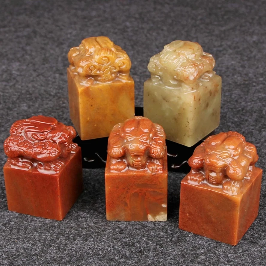 شوشان حجر اسم الختم الميمون الحيوان ختم المواد اختيار المبتدئين ممارسة جمع العقيق والتقدير ختم الحجر #4