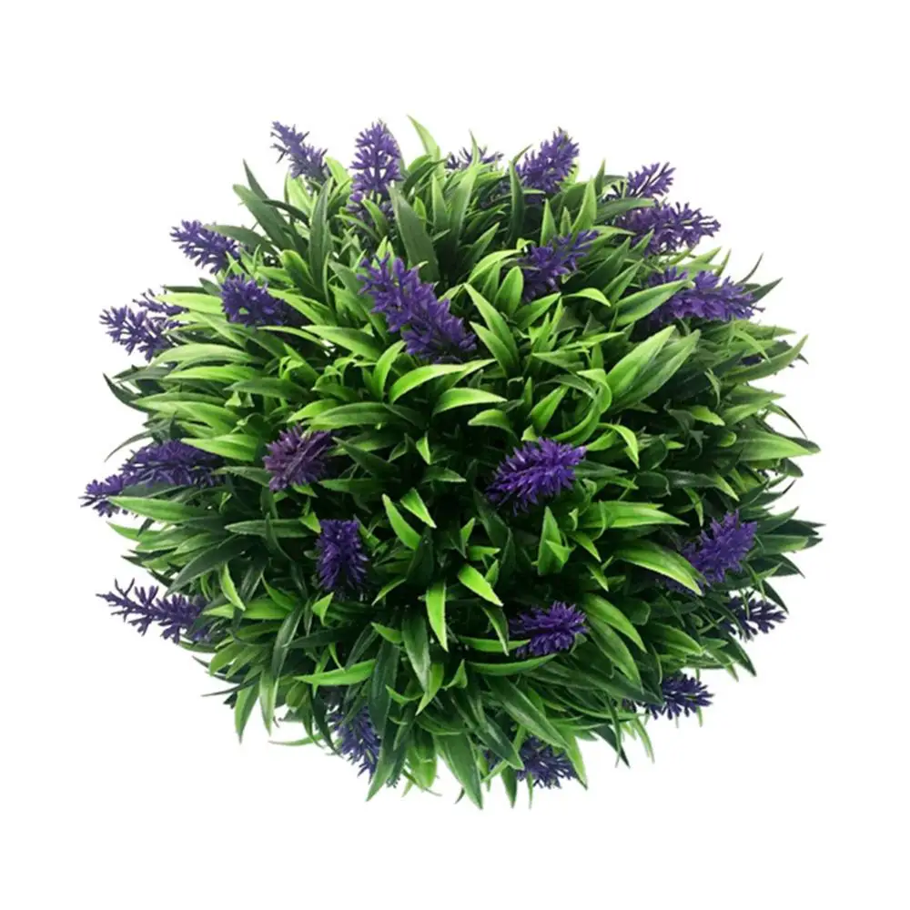 Hot Sale 20/25cm Artificial Plastic Lavender Flower Ball Garden Wedding Ceremony Decor