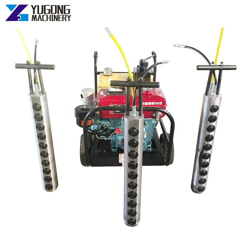 

Portable shock absorber rock splittiing machine hydraulic cylinder piston rodHydraulic Rock Splitter Concrete Rock Splitter