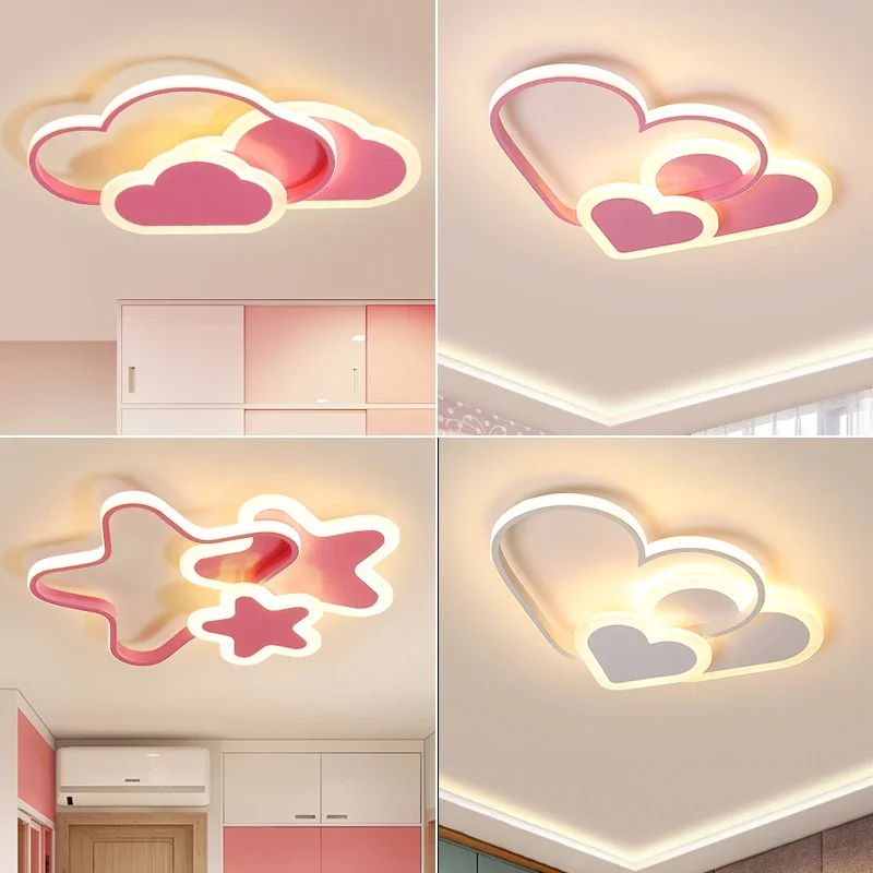 modern cartoon style art two love boys and girls room lights could pink acrylic lovely