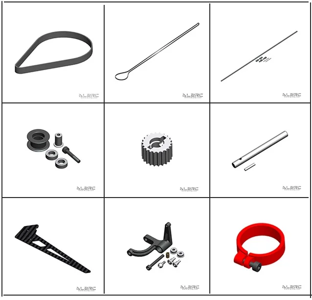 

ALZRC — Devil X380 Canopy Магнитная быстросъемная система Ремень двигателя