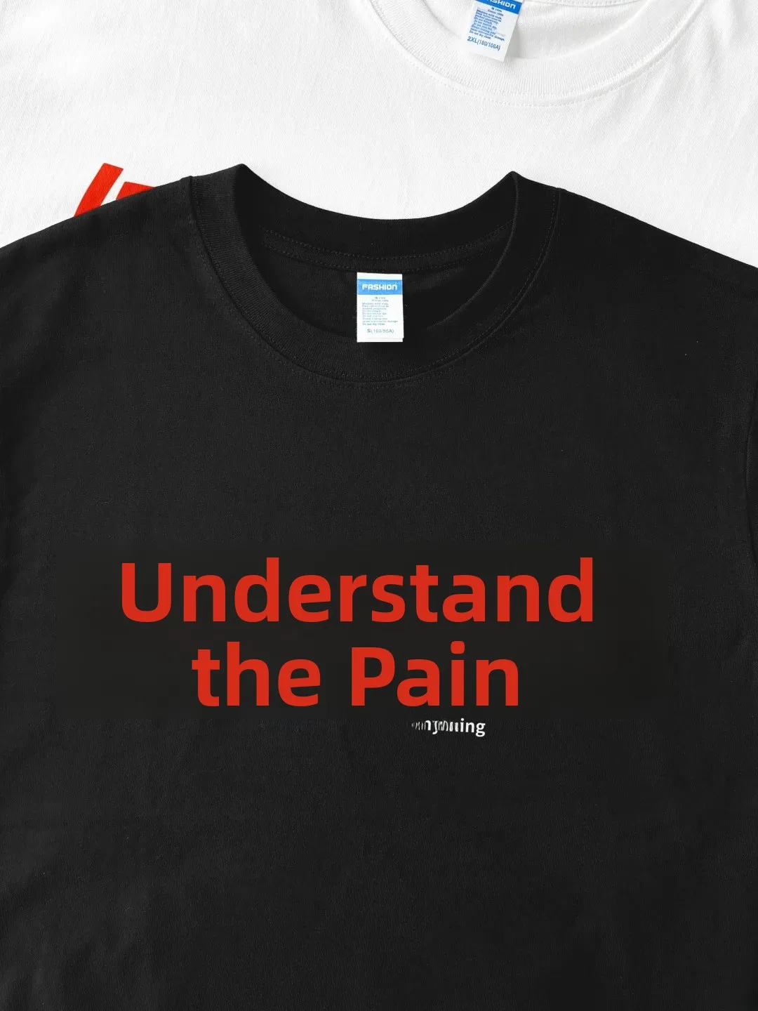 Long Sleeve Pure Cotton T-Shirt Men's Autumn Winter Loose Print Casual Style round Neck Anti-Pilling Comfortable Fit Tee