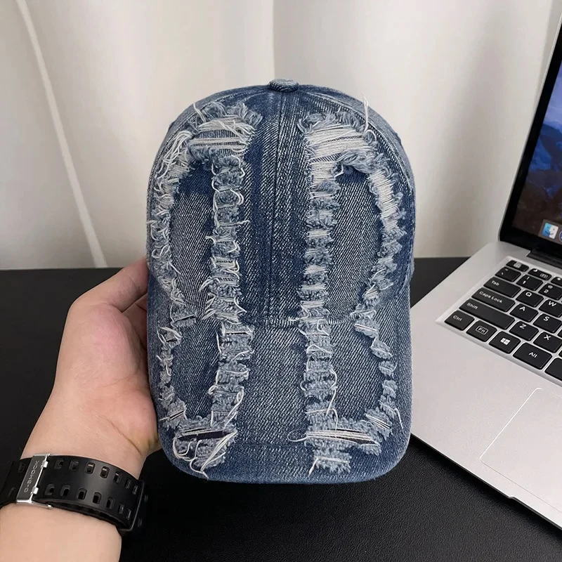 bone-de-beisebol-vintage-desgastado-unissex-com-aba-larga-estilo-kpop-casual