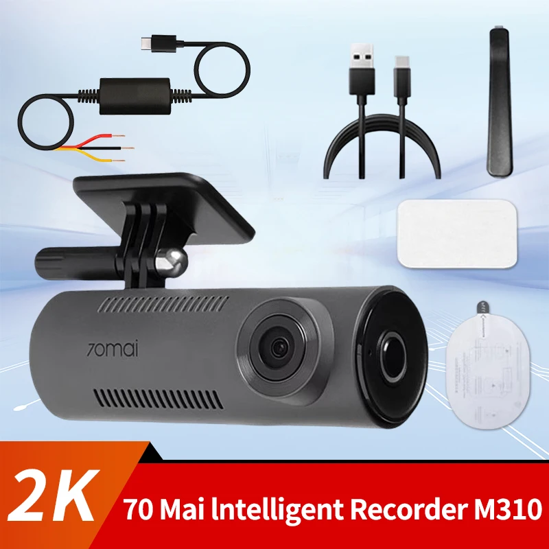 

70mai Dash Cam M310 Car DVR Dash Camera 24H Parking Monitor 2K HD Car Driving Record WIFI & App Control Dash Camera