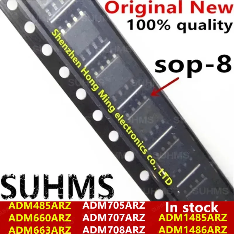 (10 stuk) 100% Nieuwe ADM485ARZ ADM660ARZ ADM663ARZ ADM705ARZ ADM707ARZ ADM708ARZ ADM1485ARZ ADM1486ARZ sop8