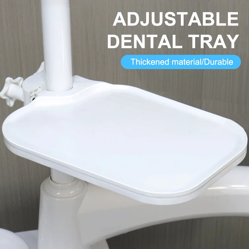 Dental Chair Scaler Tray Plastic Post Mounted Shelf Dentist Chair Accessories Dentistry Consumables Dentistry Equipment