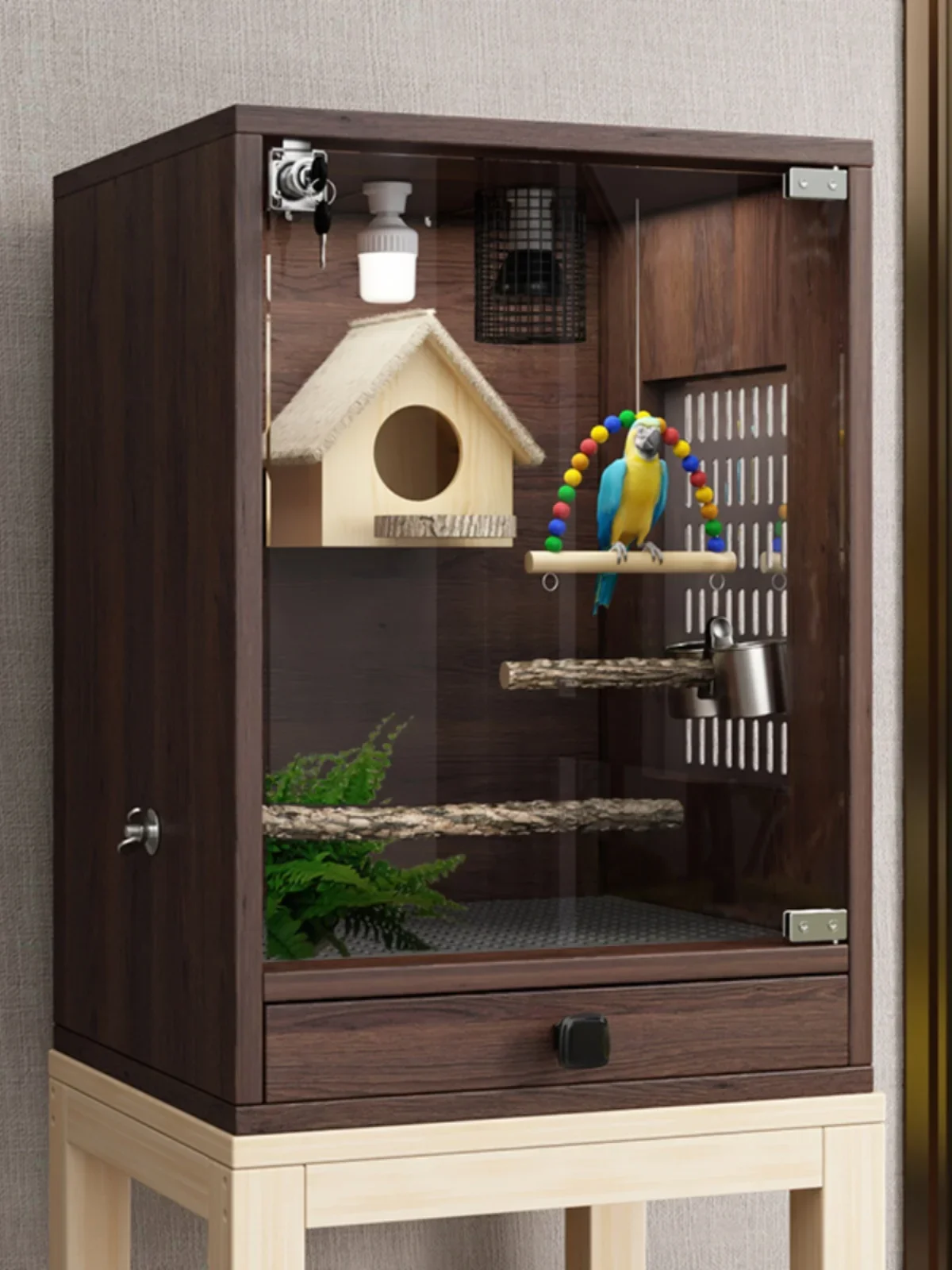 

Intelligent Temperature-controlled Bird Cage, Parrot Nest, Breeding Box, Breeding and Brooding Special Pet Cage