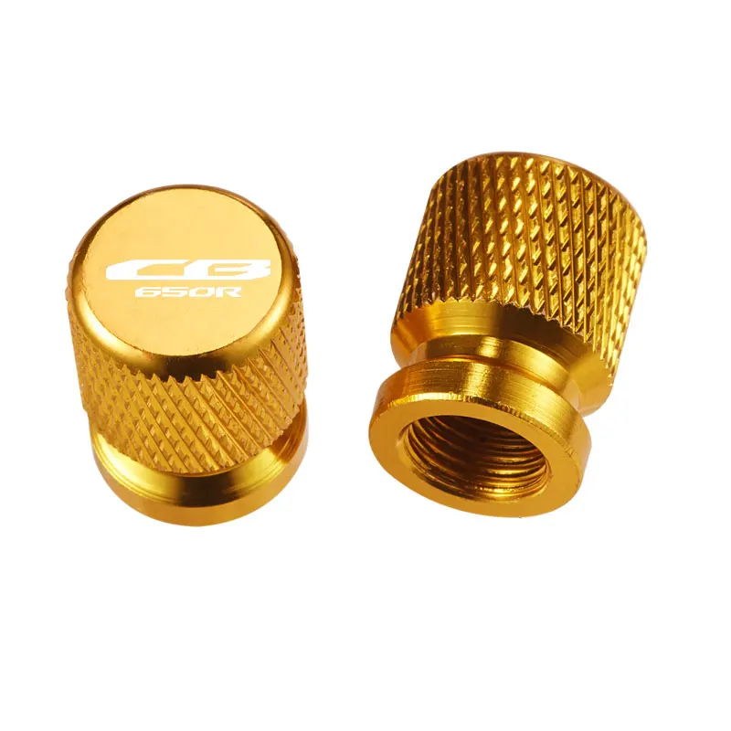 2 Buah Topi Penutup Batang Port Udara Katup Ban Aluminium CNC Sepeda Motor untuk Honda Cb650r Cbr650r Cb Cbr 650R 650 R Aksesori