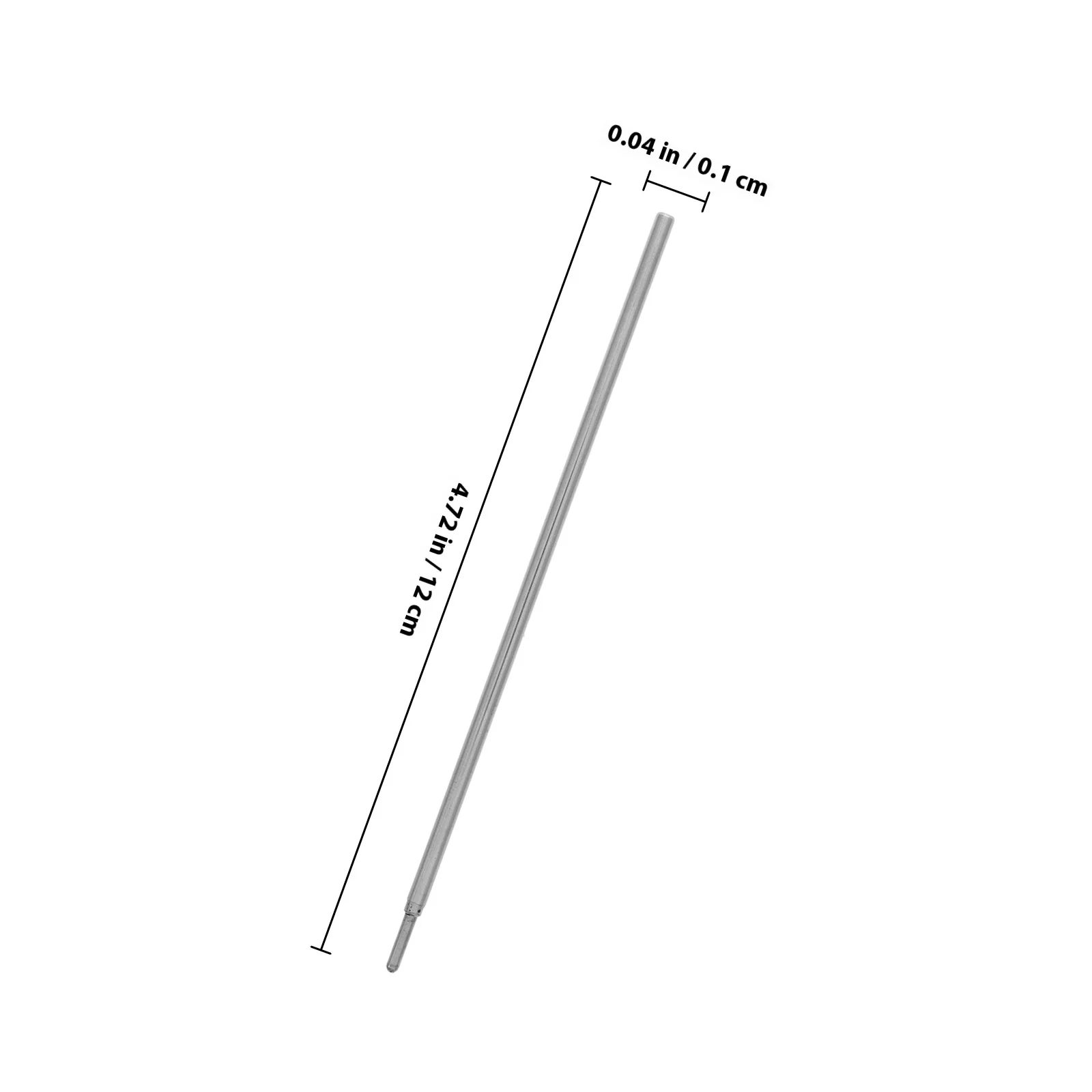 10 قطعة قلم استنسل الوشم سبائك الألومنيوم الجسم إعادة الملء نقطة متوسطة لعلامات الجلد الجمال ماكياج الفنانين الوشم #5