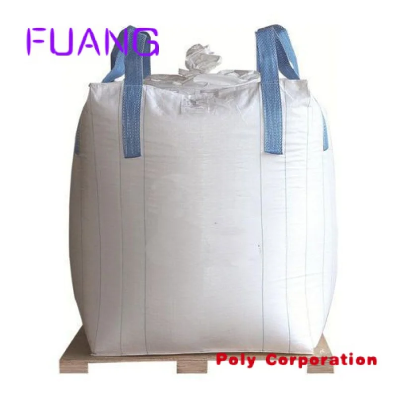 Custom  Jumbo bag duffel top spout bottom 4 Point lift handling 90/90/100cm