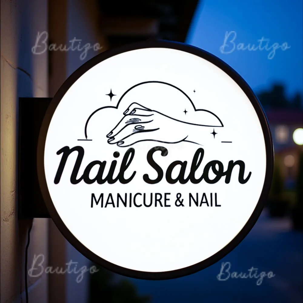 مخصص مصباح ليد مربع تسجيل مدخل الأعمال الاكريليك صندوق الضوء لافتات مضيئة لافتة في الهواء الطلق منزل متجر شعار رسائل علامات