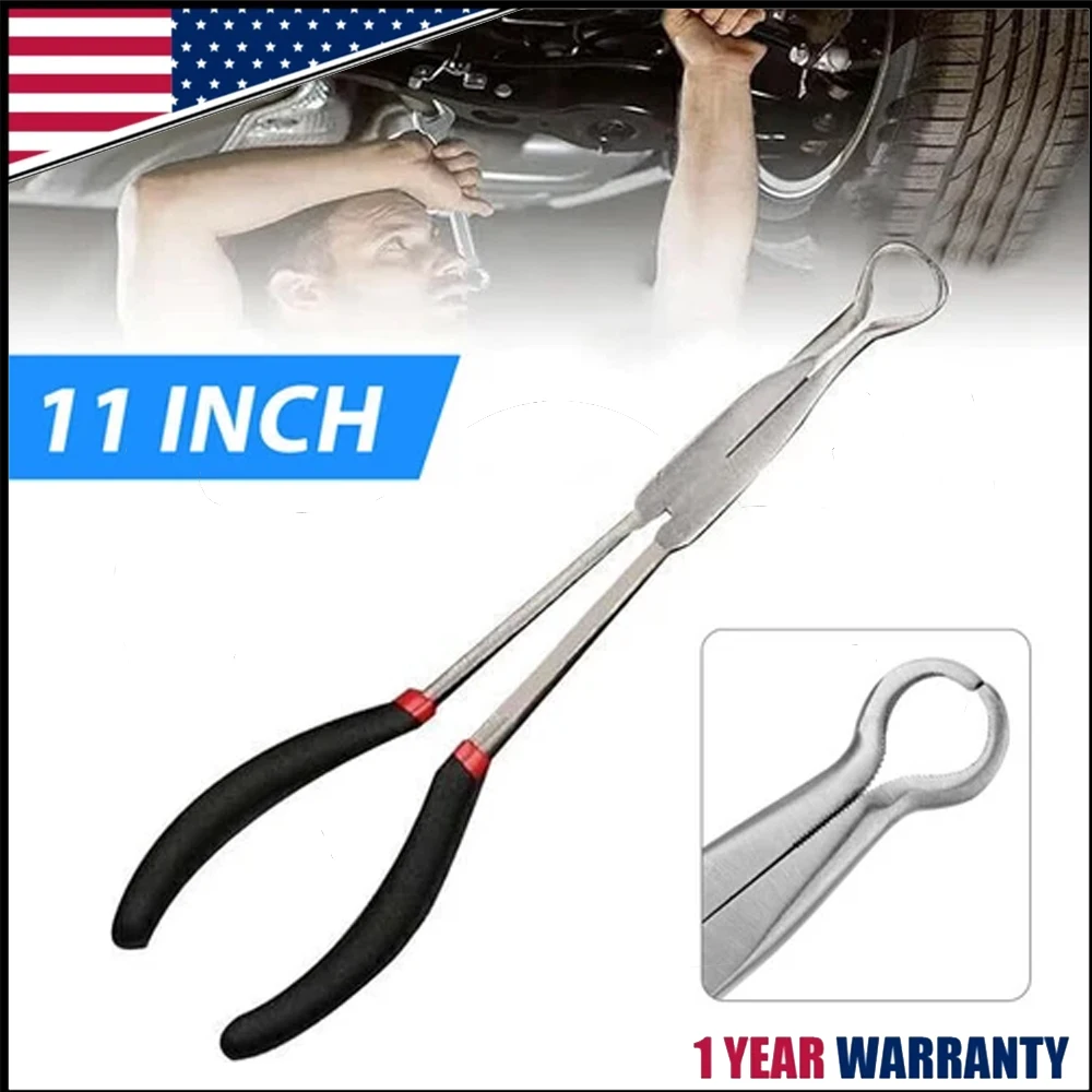 

11-дюймовые плоскогубцы для электроразъединения, портативные автомобильные плоскогубцы для пайки, автомобильный хомут для шланга радиатора, инструменты для удаления автомобиля