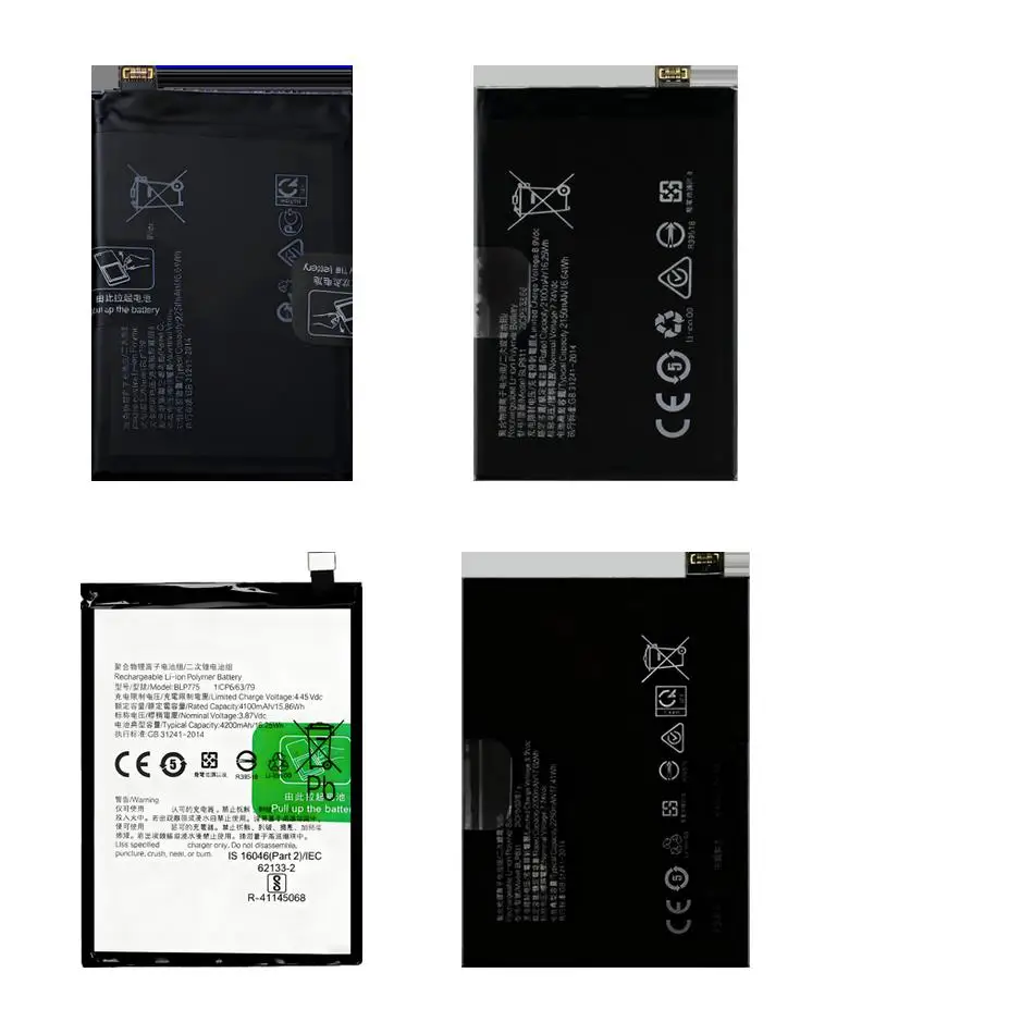 

Mobile Phone Battery 2250-4500Mah For Oppo Find Realme 7 X3 RMX2111 RMX2121 RMX2170 Pro 5G Lite BLP811 BLP775 BLP831