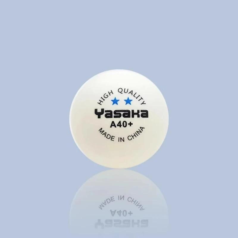 YASAKA 2-Star Table Tennis Balls 100PCS/Box ABS New Material A40+ High-Quality Ping Pong Balls for Training Competition Ball