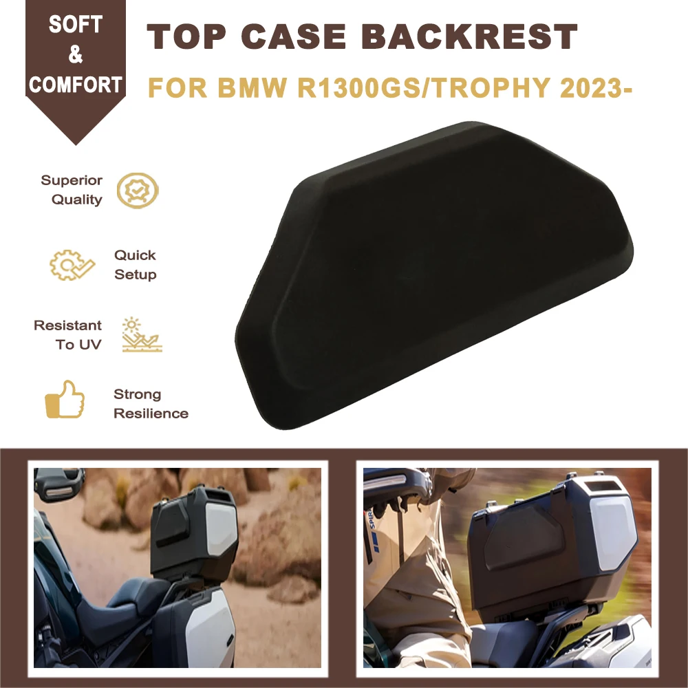 For BMW R1300GS R 1300GS 2023 2024 Motorcycle Top Case Backrest Passenger Back Damping Cushion Rear Top Box Rest Pad Accessories