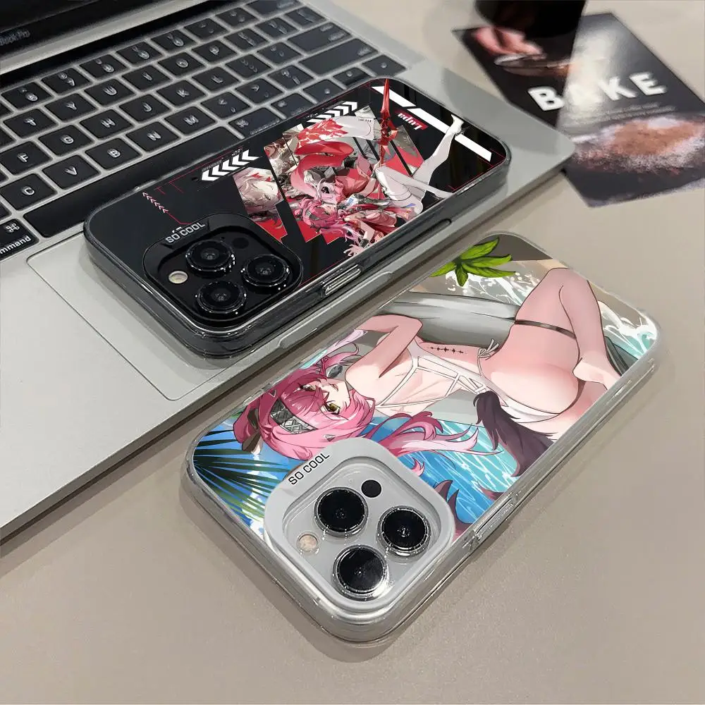 

Wuthering Waves Lupa Phone Case for iPhone 17 16 15 14 13 12 11 X XR XS 8 7 Pro Max Plus Translucent Colour Protective Cover