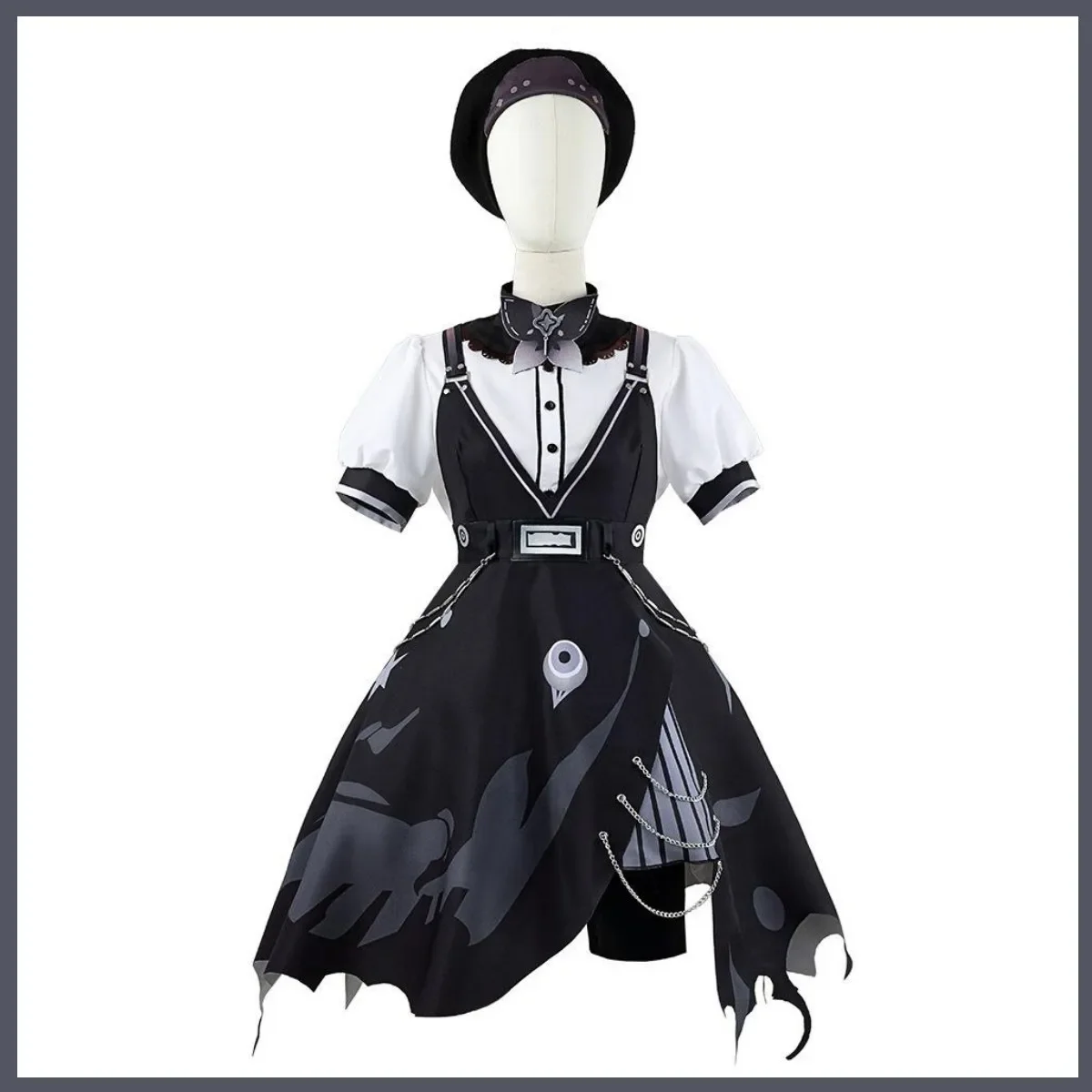 Anime Game Reverse:1999 Balloon Party Cosplay Costume Dark Dress Lolita Shoes Woman Sexy Kawaii Carnival Halloween Suit