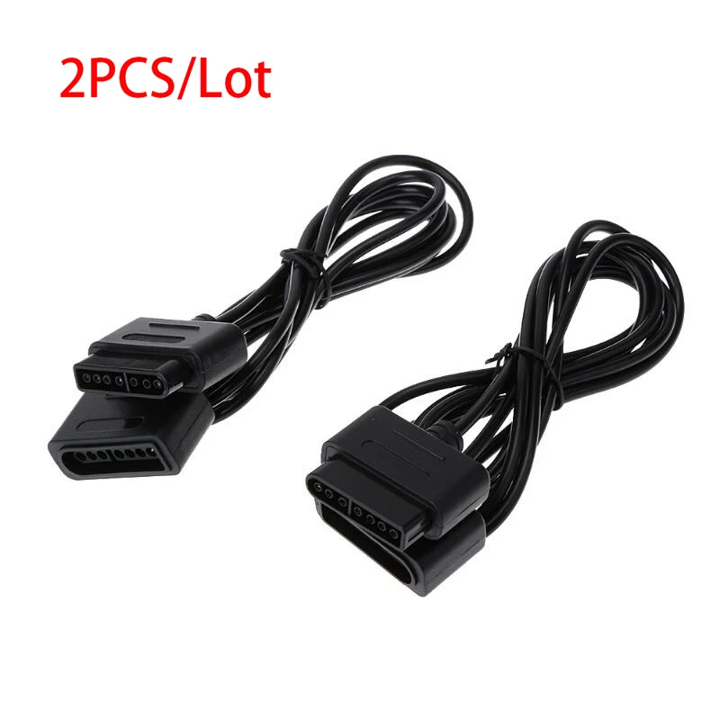2PCS/Lot 1.8m Game Extension Cable Data Cord for Nintendo SNES Controller Lead Cable