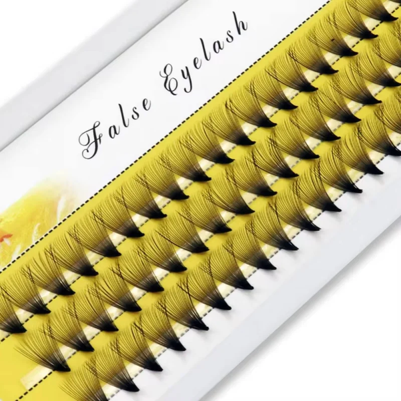 1/Box 60 Bundles Nerz Wimpern Natürliche 3D Russische Wimpern Verlängerung Einzelne Wimpern Cluster Make-Up Werkzeuge Wimpern Großhandel