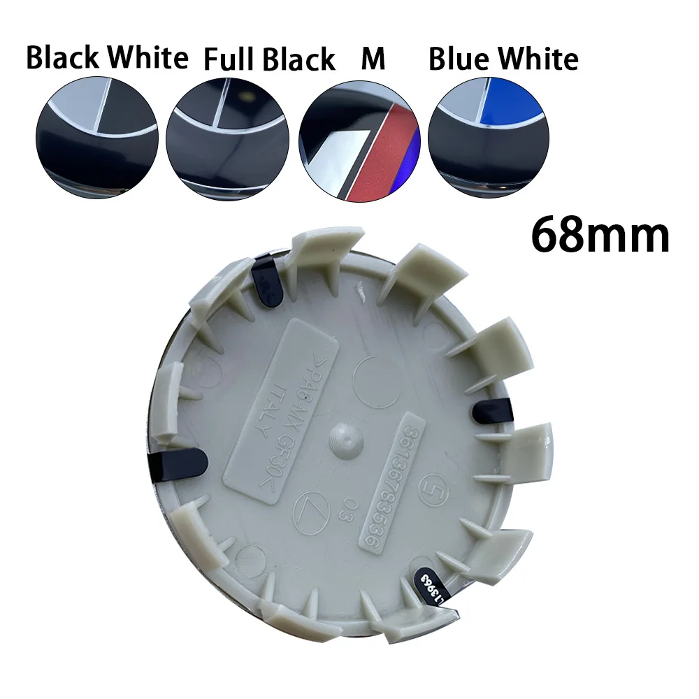 20pcs 68mm Car Wheel Tire Rim Center Hub Covers Caps for X1 X3 X5 X6 F30 F20 F10 G30 E36 E46 E53 E90 E60 E61 E93 E87 Accessories